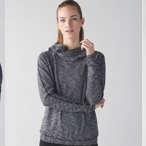 Lululemon Healthy Heart Pullover II - Coco Pique Black White